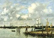 Eugene Boudin Lameuse a Rotterdam China oil painting reproduction